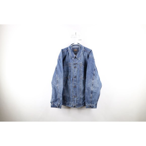 Deadstock Vtg 90s Marithe Francois Girbaud Mens 2XL Denim Jean Trucker Jacket